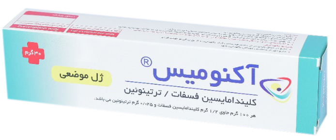 کلیندامایسین/ترتینوئین  1.2%/0.025%,30g ژل جلدی