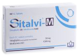 سیتاگلیپتین/متفورمین  50mg/1000mg قرص خوراکی