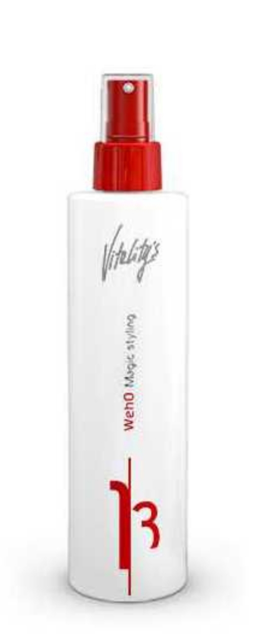 فراورده های حالت دهنده ،نرم کننده وتثبیت کننده آرایش مو (کرمها ، لوسیونها وروغنها) VITALITY'S we ho magic styling heat protecting milk