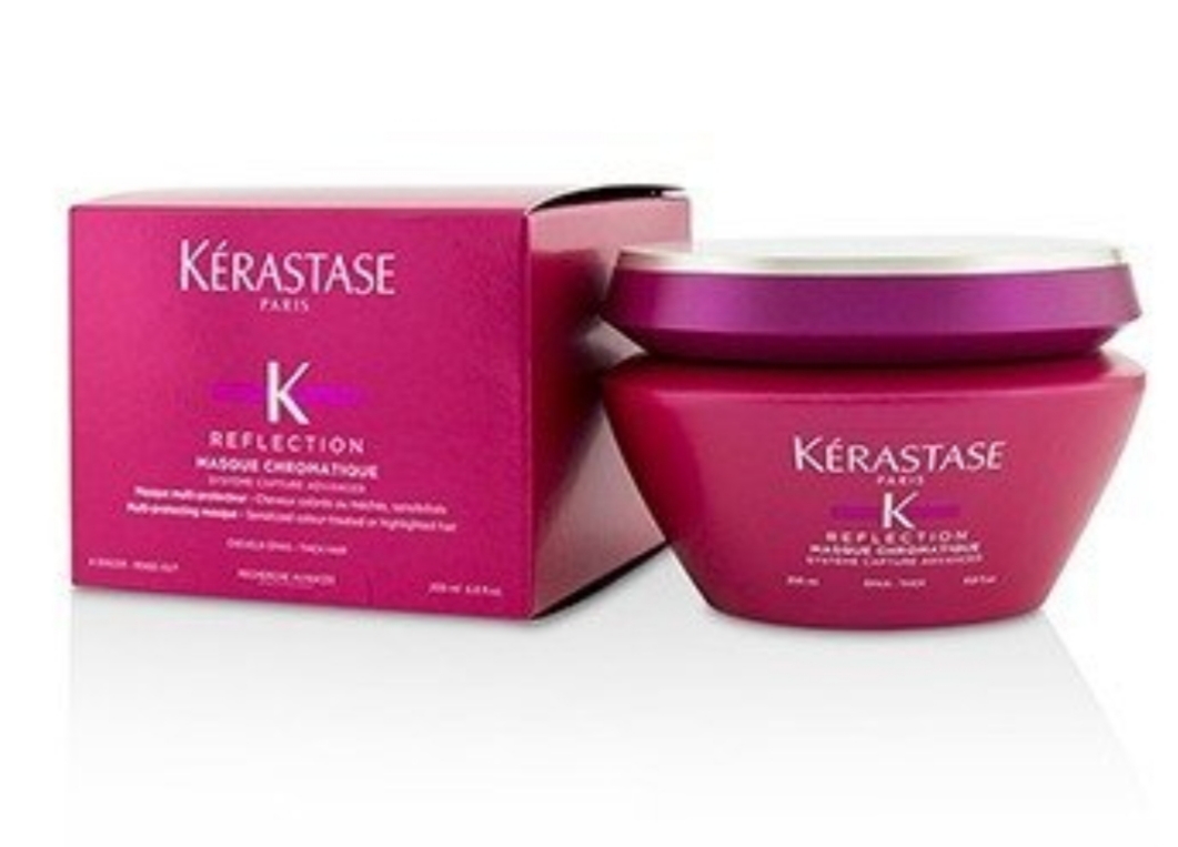 فراورده های حالت دهنده ،نرم کننده وتثبیت کننده آرایش مو (کرمها ، لوسیونها وروغنها) KERASTASE REFLECTION MASQUE CHROMATIQUE MULTI PROTECTING MASQUE SENSITIZED COLOUR TREATED OR HIGHLIGHTED HAIR 200ml