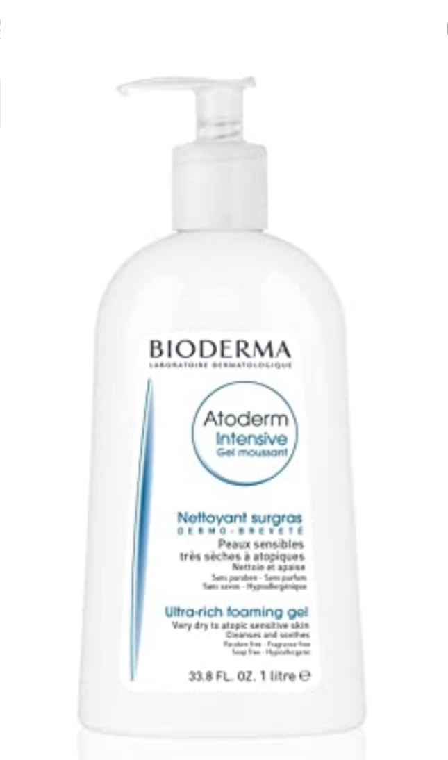 فراورده های پاک کننده آرایش از چشمها وصورت BIODERMA ATODERM INTENSIVE ULTRA RICH FOAMING GEL 1000 ML