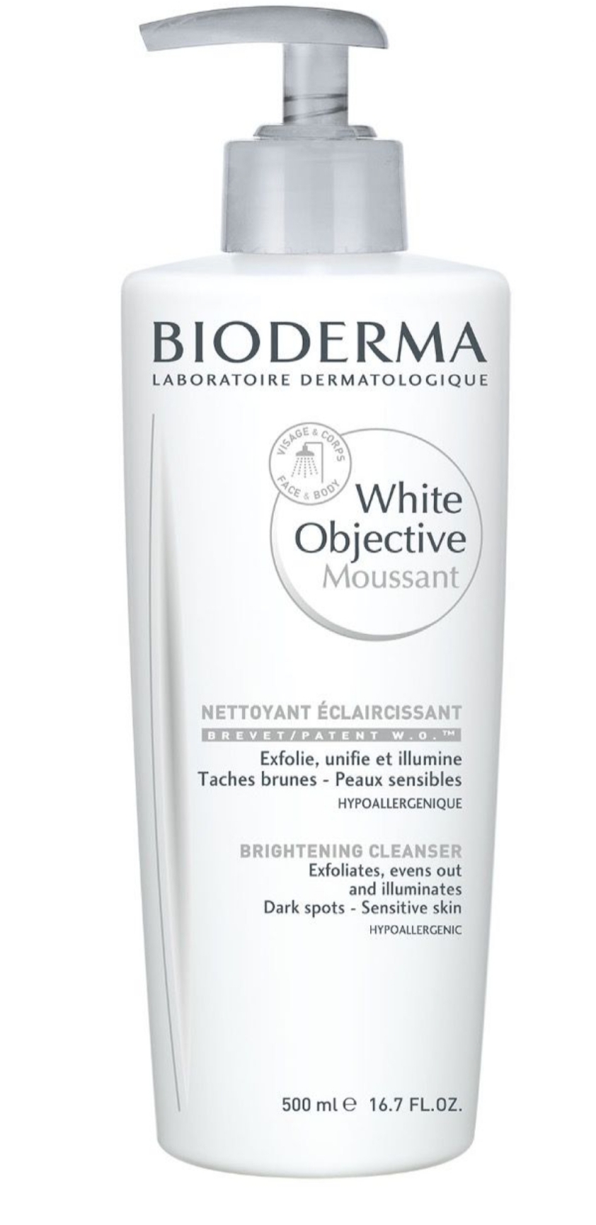 کرمها ، امولسیونها ، لوسیونها ، ژلها و روغنها برای پوست (دست ، صورت ، پا و...)BIODERMA WHITE OBJECTIVE MOUSSANT 500 ML