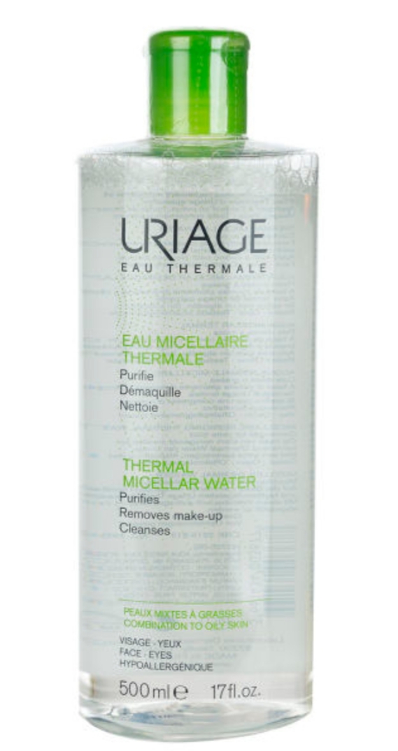 فراورده های پاک کننده آرایش از چشمها وصورت URIAGE URIAGE THERMAL MICELLAR WATER COMBINATION TO OILY SKIN 500ml