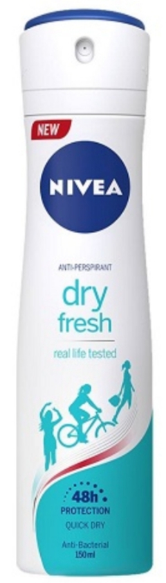 اسپری زنانه نیوآ NIVEA مدل dry fresh